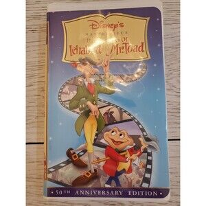 Disney's The Adventures of Ichabod and Mr. Toad VHS Tape w/Clamshell 1999